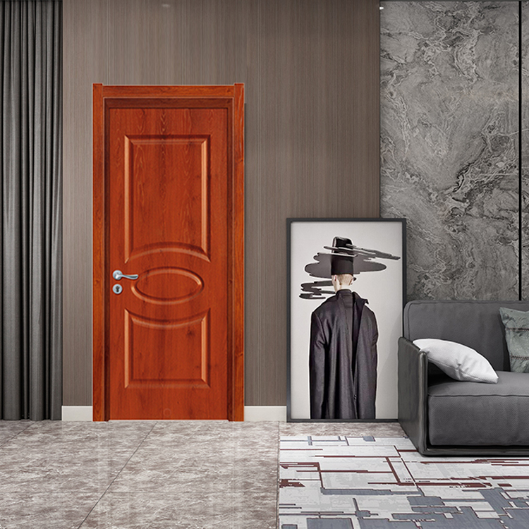 eco friendly wood pvc bathroom door 