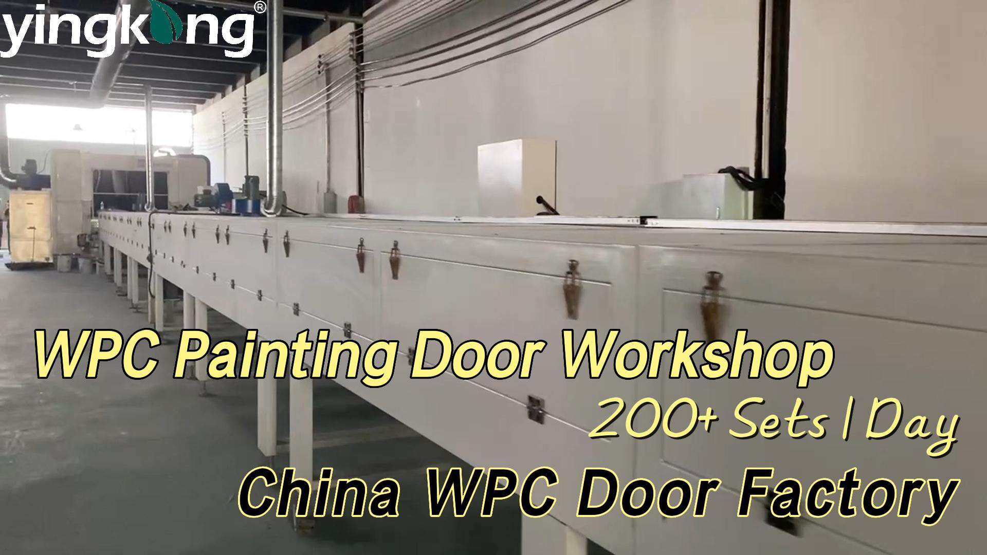 most popular waterproof and soundproof wpc painting door in Israel