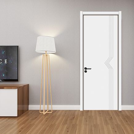 white WPC door